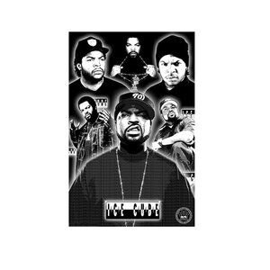 ICE CUBE Black Light Poster 166